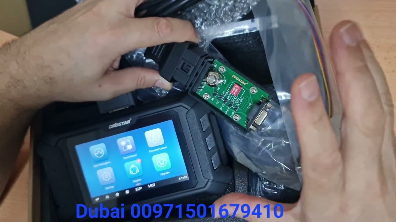 full review obdstar P50 Airbag reset tool Dubai UAE مراجعه كامله لجهاز ترسيت الايرباقات و كراش داتا