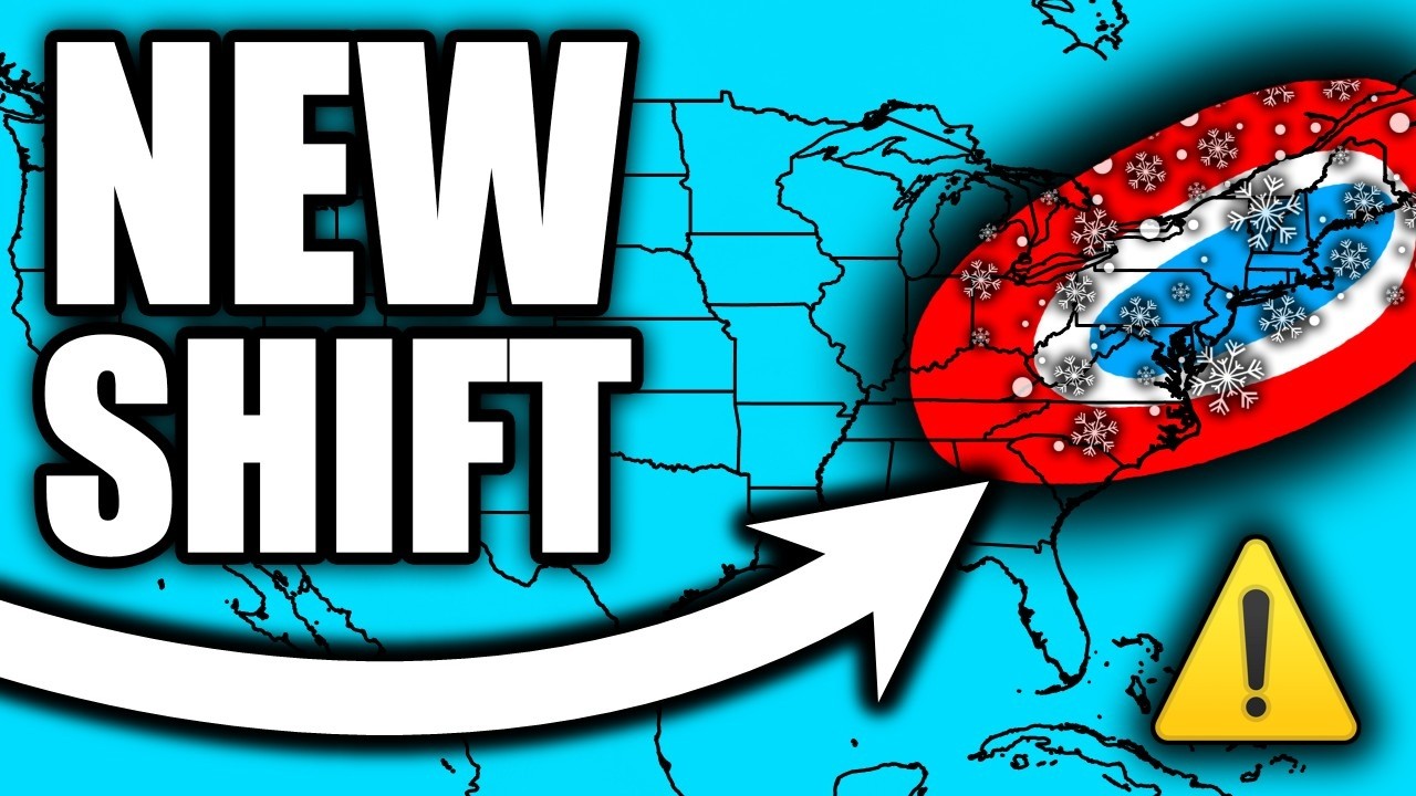 This SNOWBOMB Cyclone Shifted WEST!