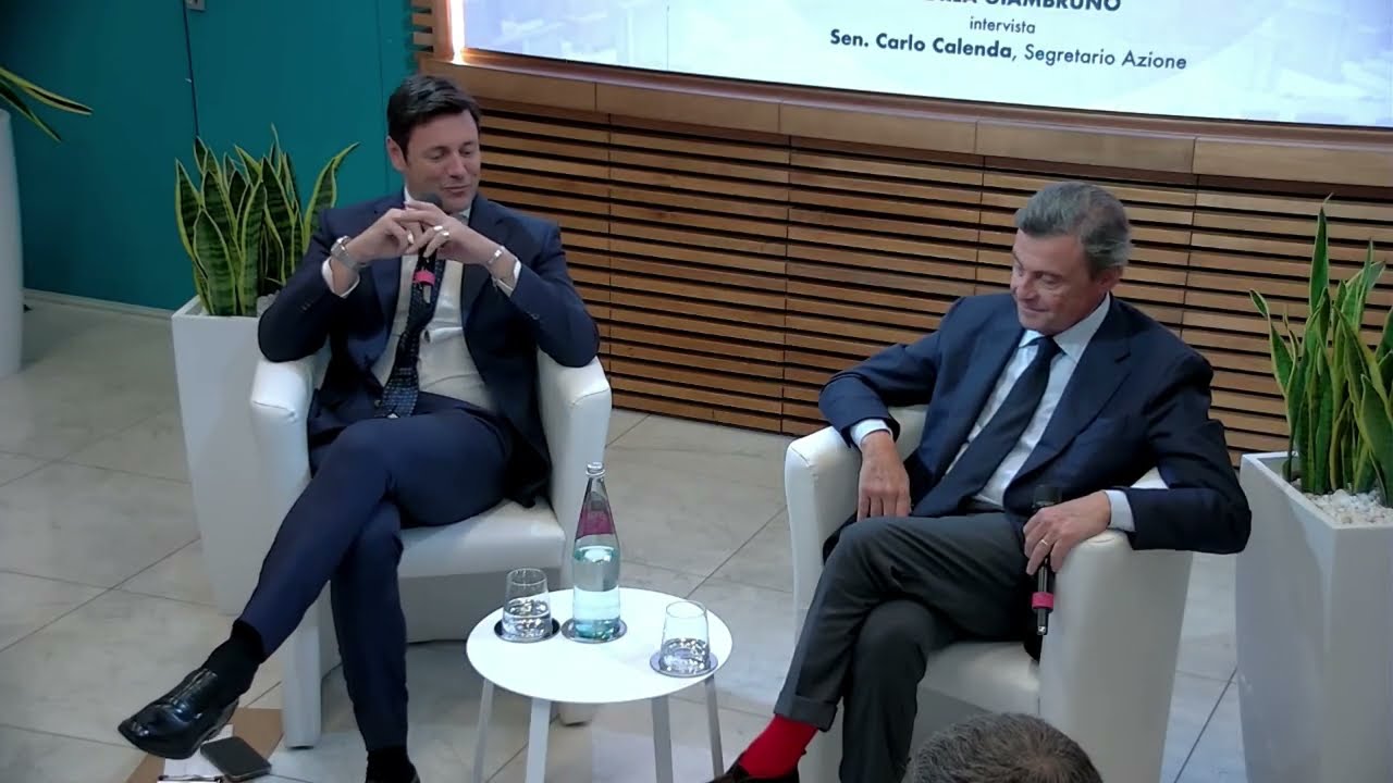 Terzo Tempo a Montecitorio - Andrea Giambruno intervista Carlo Calenda, Segretario Azione