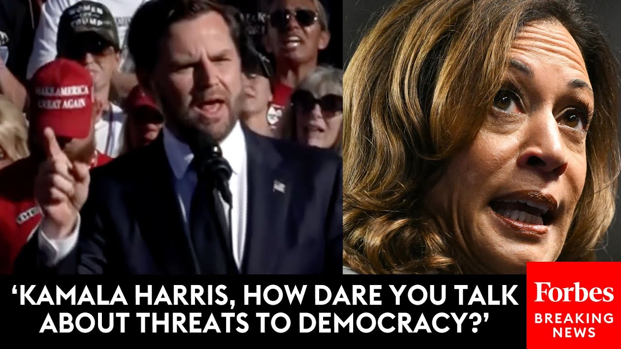 JD Vance Absolutely Lets Loose On Kamala Harris For 'Democracy' Attacks On Trump At Butler Rally