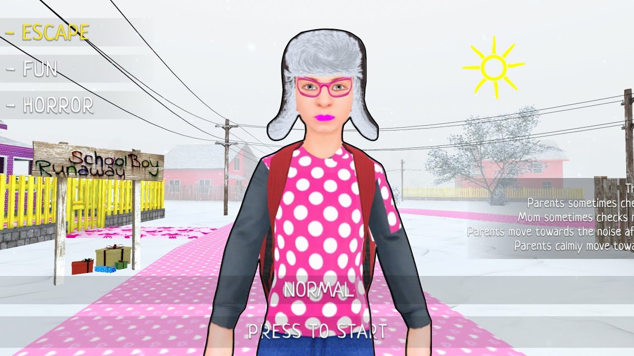 Schoolboy Runaway Stealth In Barbie Mod Full Gameplay