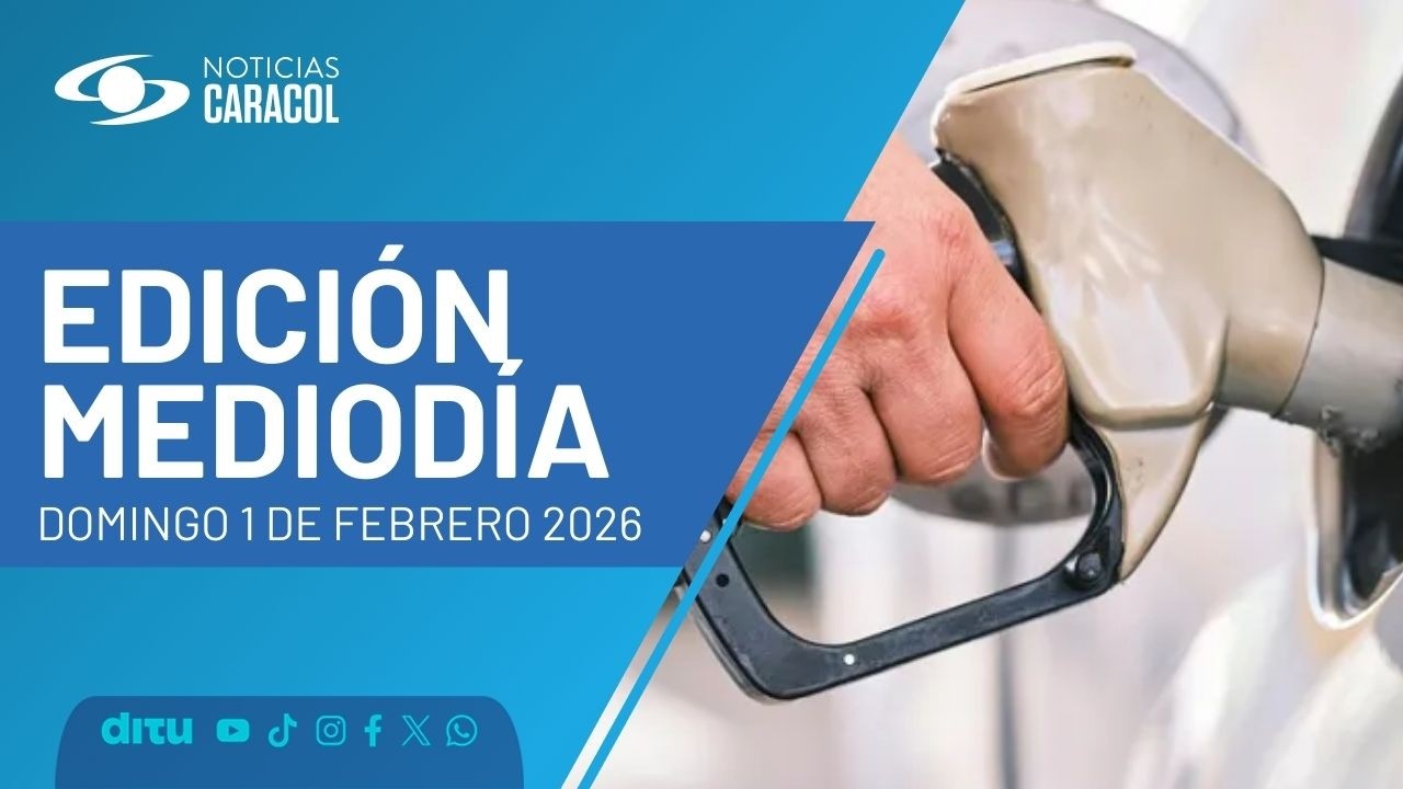 Noticias Caracol | Emisión del mediodía fin de semana (1 de febrero de 2026)