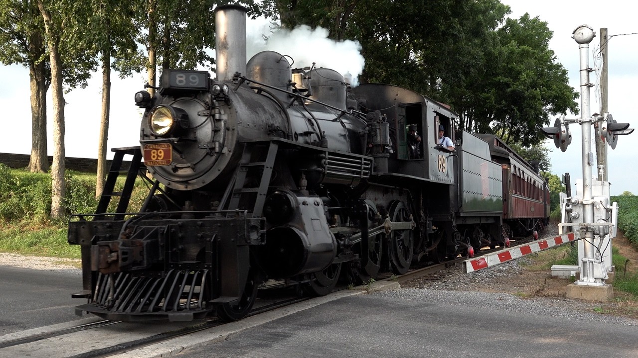 Canadian National 89 - Strasburg Railroad (July 26, 2025)
