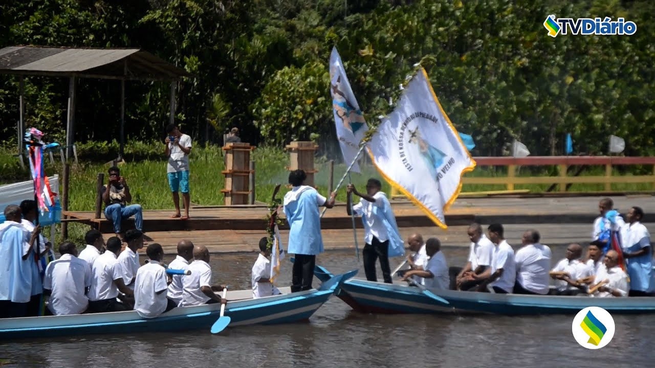 Imagem de Nossa Senhora da Piedade é recebida com festa e muita emoção em Mazagão Velho