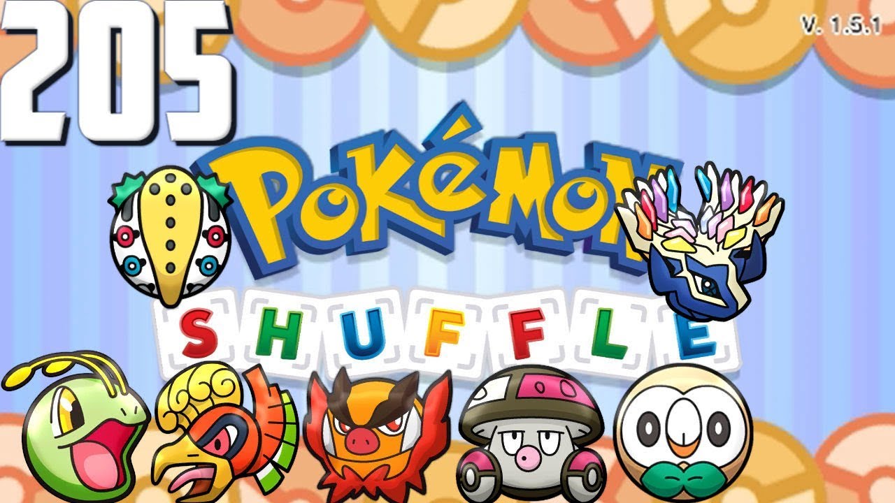 Pokemon Shuffle - Meganium, Ho-Oh, Emboar, Rowlet, Xerneas & More! - Episode 205