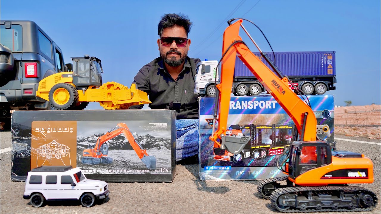 Remote Control Vehicles Unboxing | Tata Dump Truck, Jeep, JCB Excavator, Roller, Mahindra Thar |