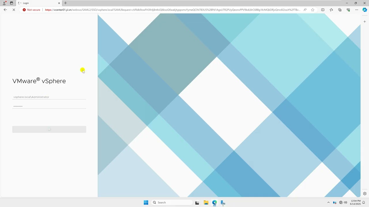 Add Identity Provider to vCenter server 8