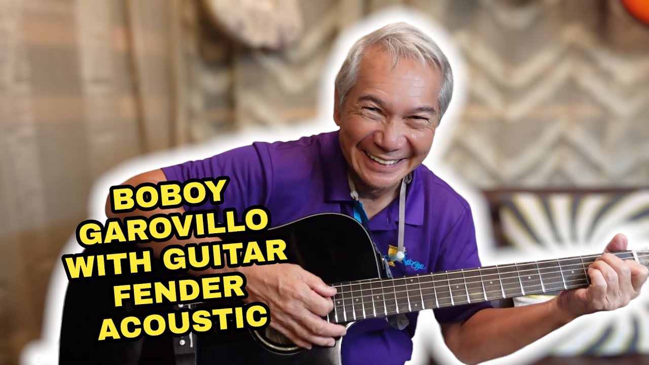 Boboy Garovillo's Fender Acoustic Guitar Setup