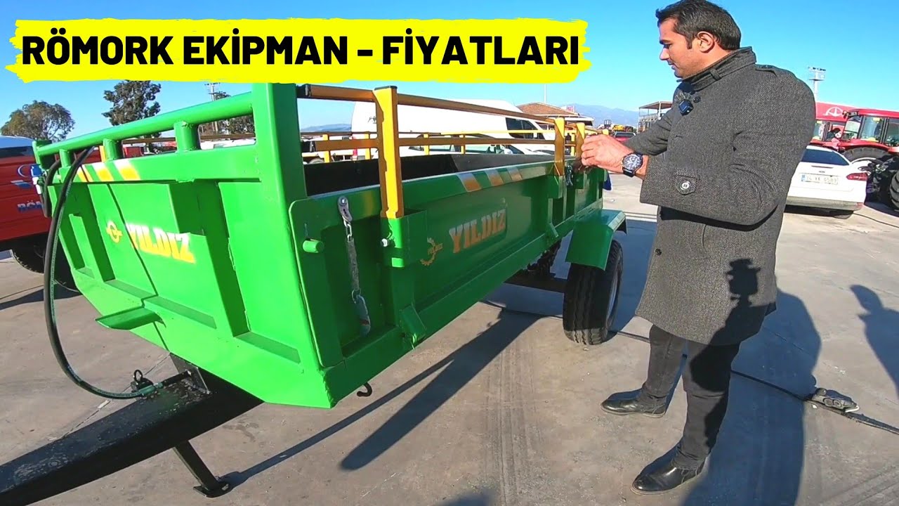 TIR DORSESİ KALINLIĞINDA TRAKTÖR RÖMORKU ( Söke Yıldız Tarım Ekipmanı Fiyatları )