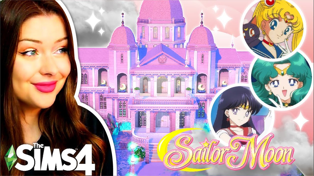 Строительство общежитий для персонажей Сейлор Мун в The Sims 4