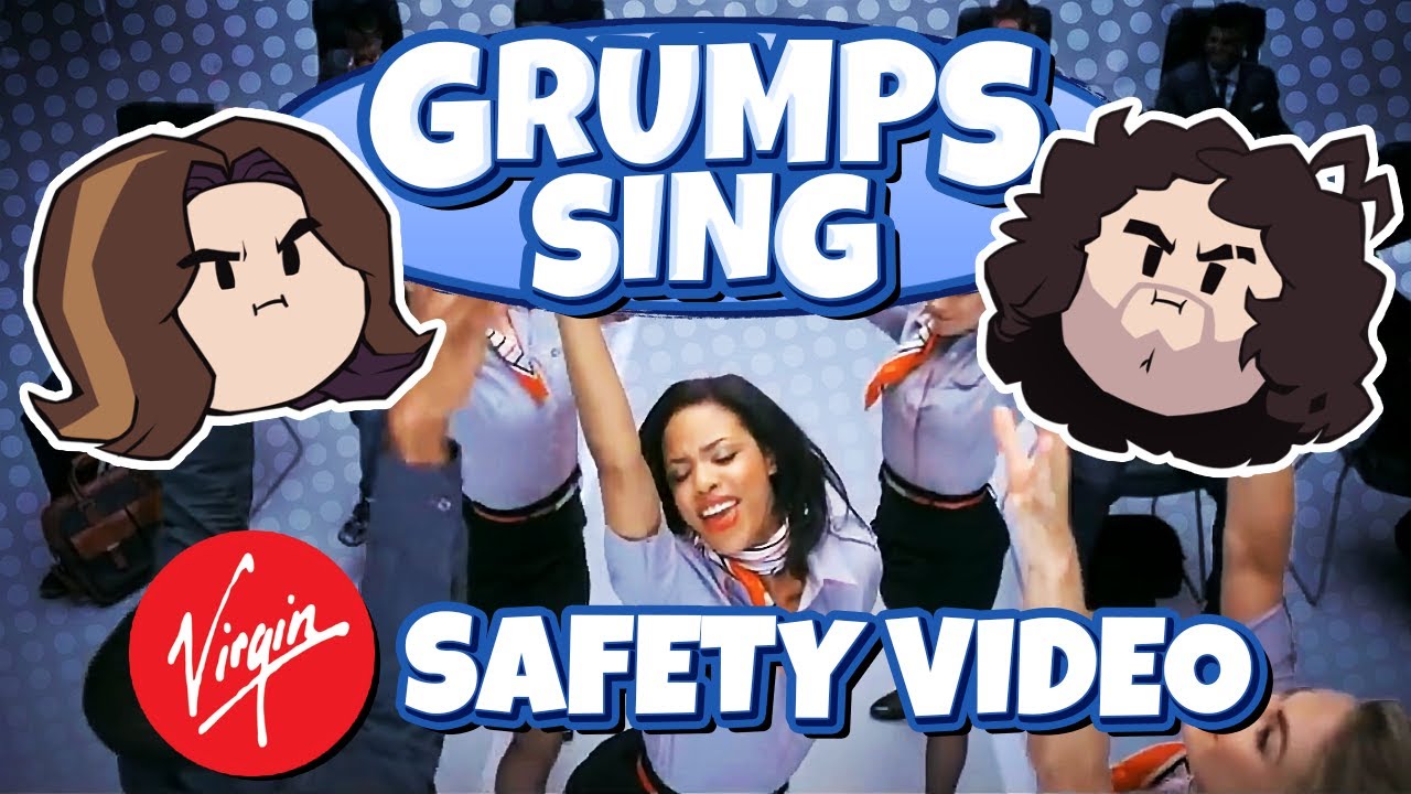 Grumps Sing Virgin America Safety Video