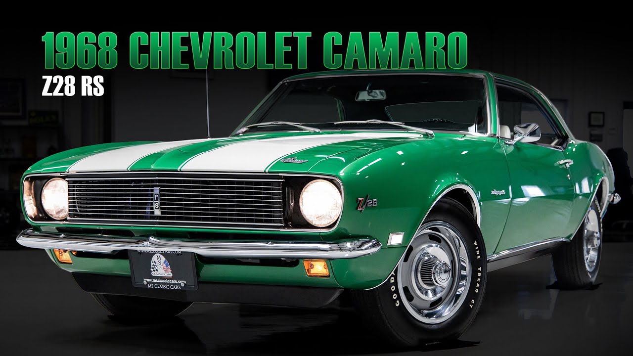 Chevrolet Camaro Z28 RS 1968 года — с множеством редких опций!