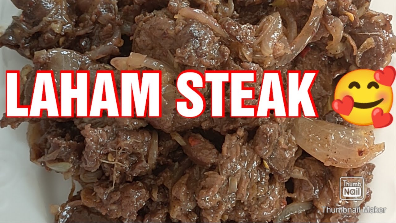 HOW TO COOK LAHAM STEAK SIMPLENG ARABIC COOKING #PINOY STLE😘🥰