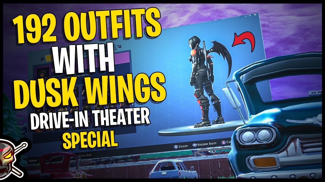 Dusk Wings on 192 Outfits - Risky Reels Special - Fortnite Cosmetics