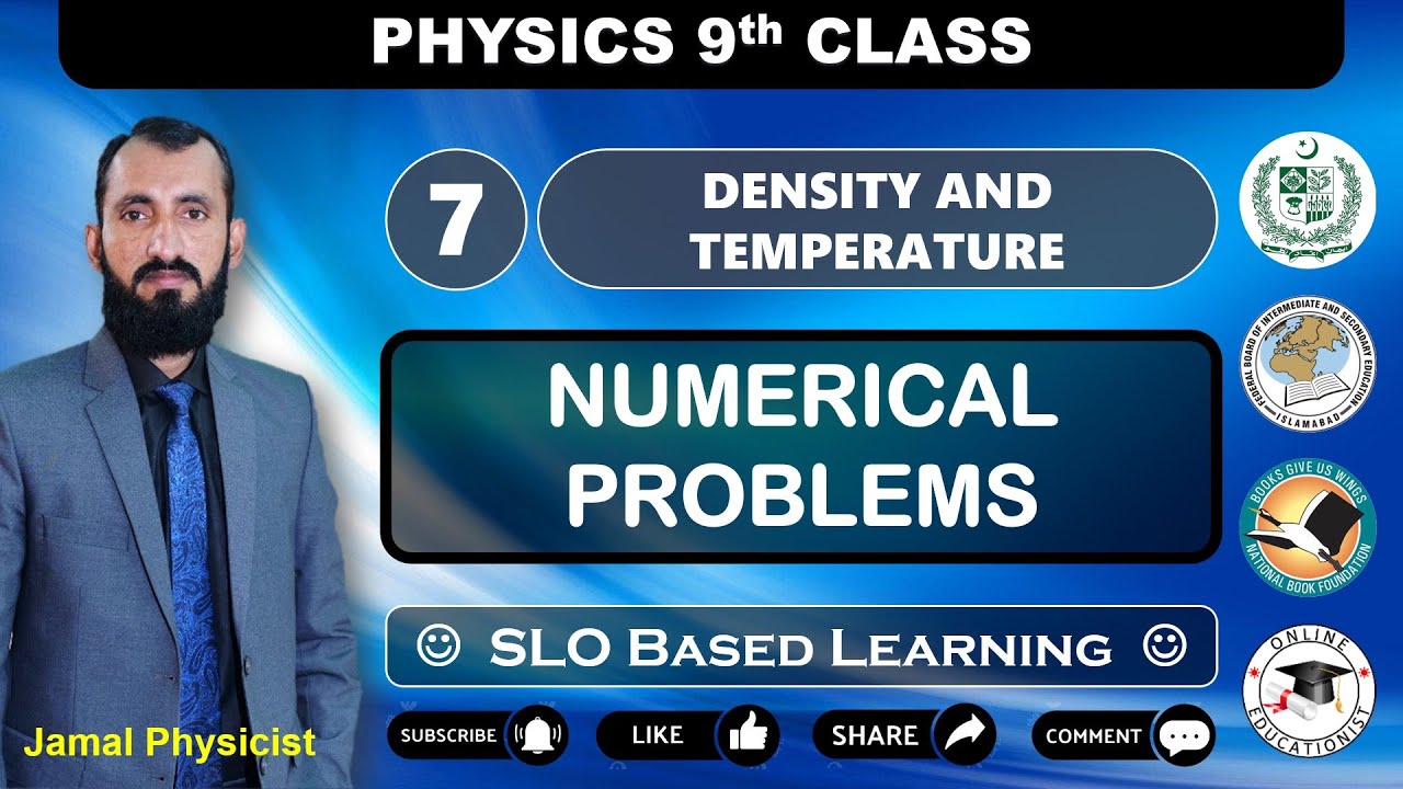 Numerical Problems | Chapter 7 | Density & Temperature | 9th Physics | National Book Foundation