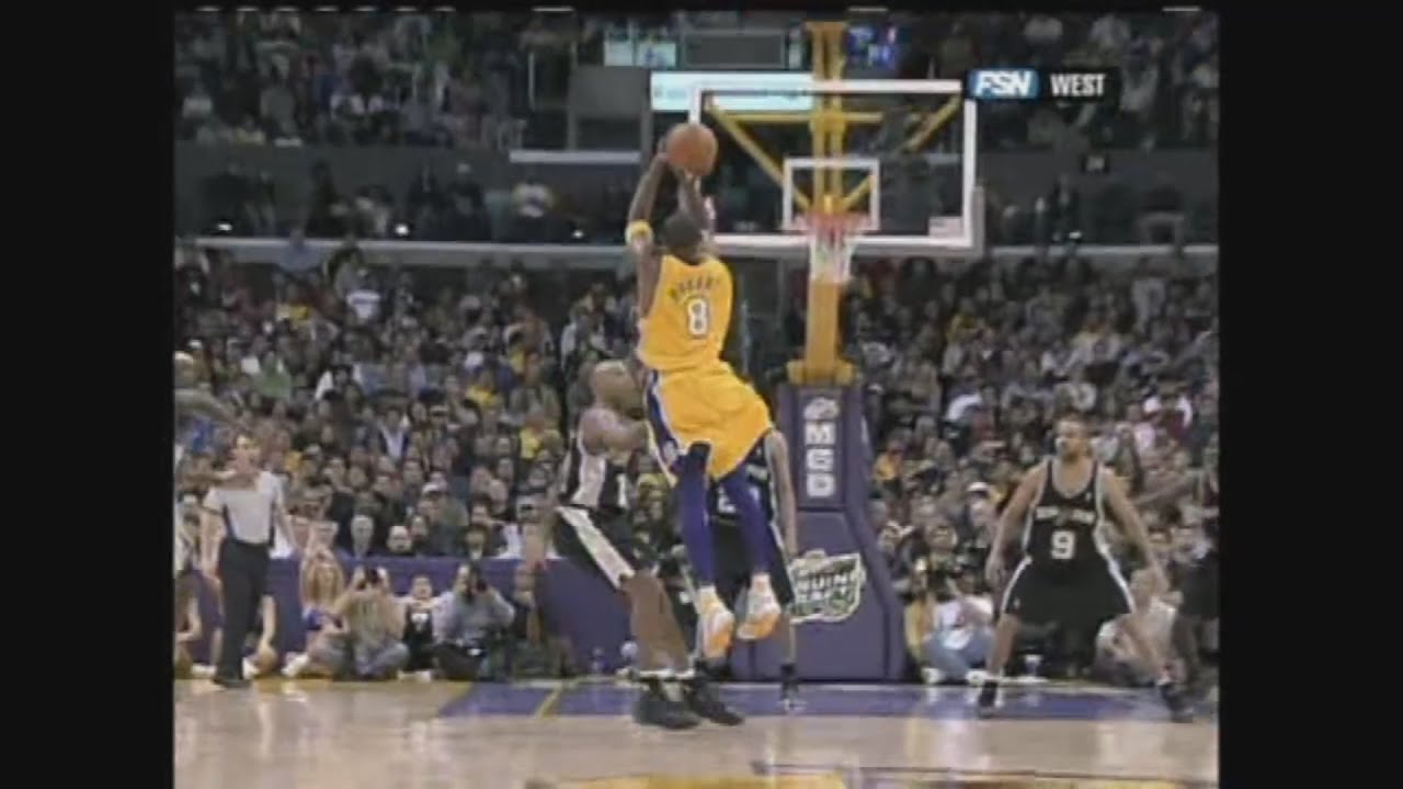Kobe Bryant 43 Points 3 Ast Vs. Spurs, 2005-06.
