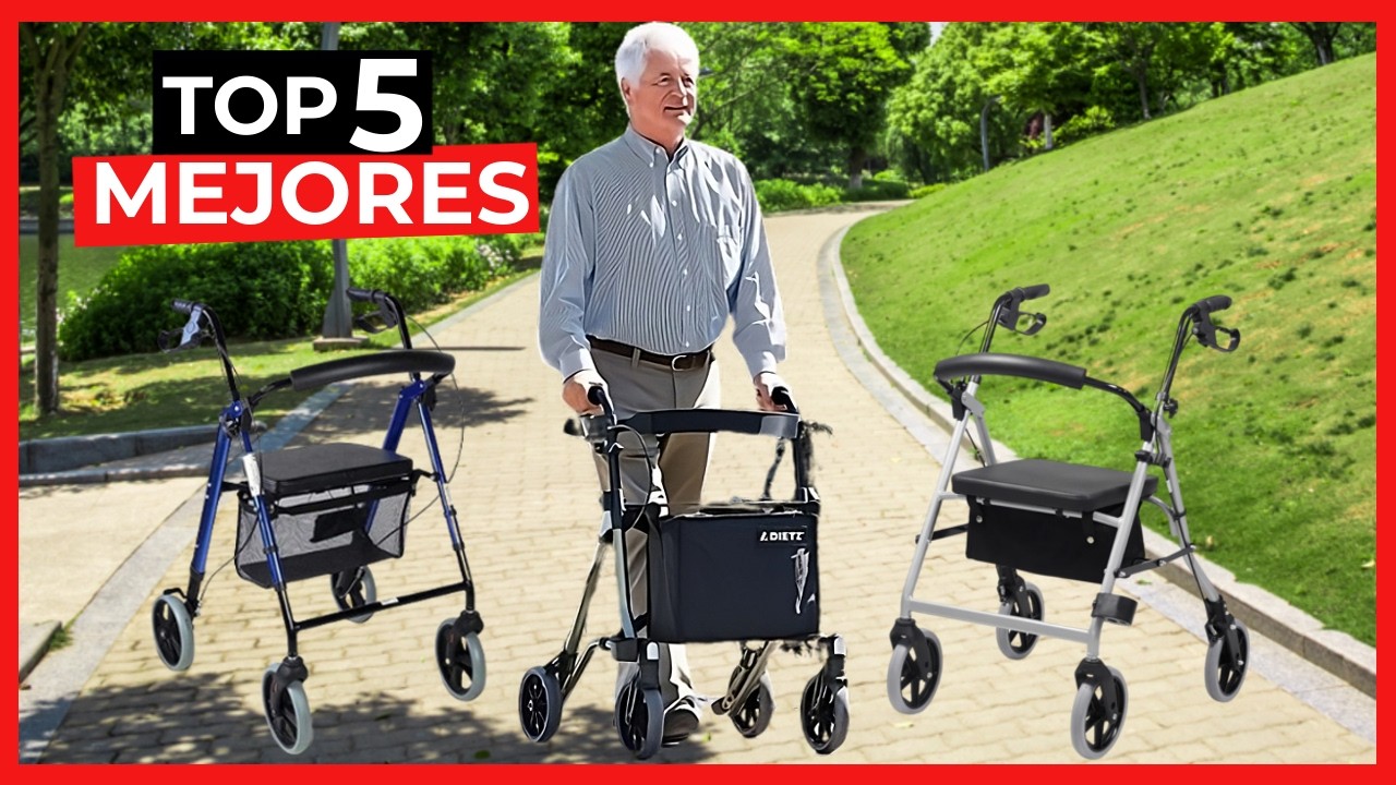 Mejores Andadores de 4 ruedas | Top 5 Andadores para adultos y ancianos