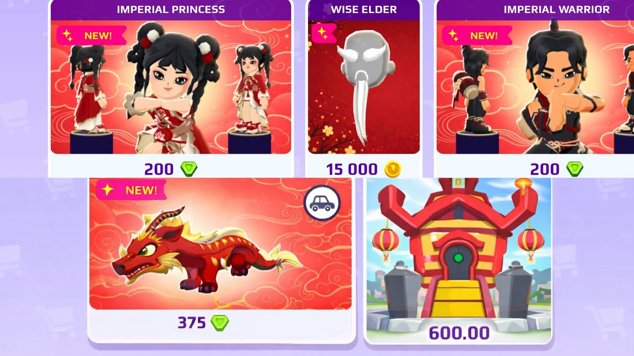 All the new items in pkxd🧧🤩
