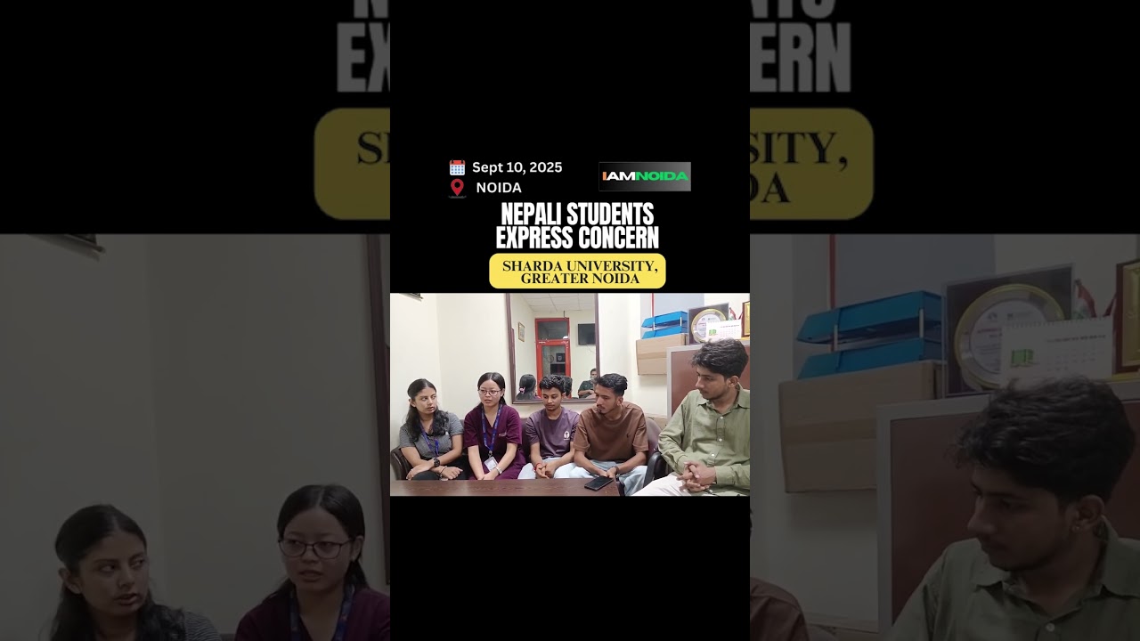 Noida: Nepali students in Sharda University express concern over the recent violence in Nepal