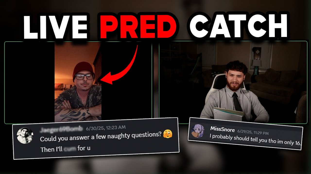 Garrisnn Catches a Predator LIVE