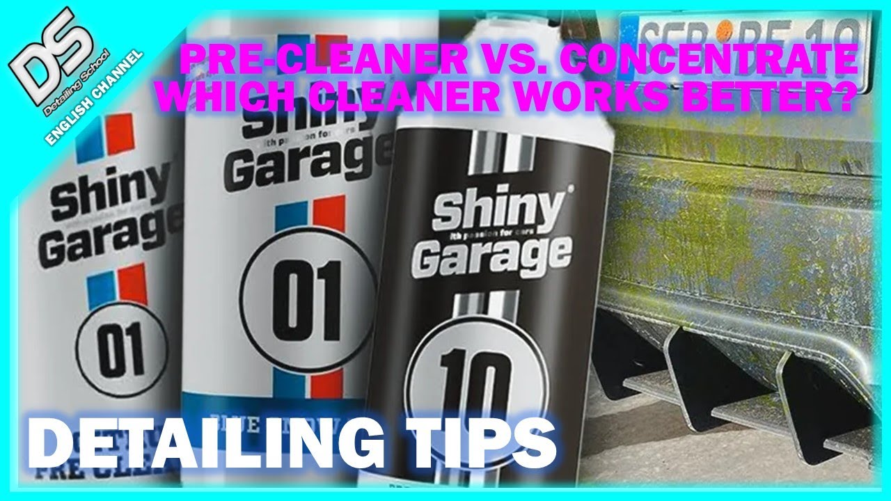 Pre-Cleaner vs. Concentrate vs. Snow Foam? Shiny Garage Trio Performance Test Which Cleans Better?