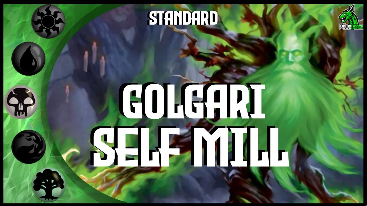🟢⚫GOLGARI SELF MILL Standard Deck MID | MTG Arena | Magic Arena | MTGA | WotC| Magic the Gathering