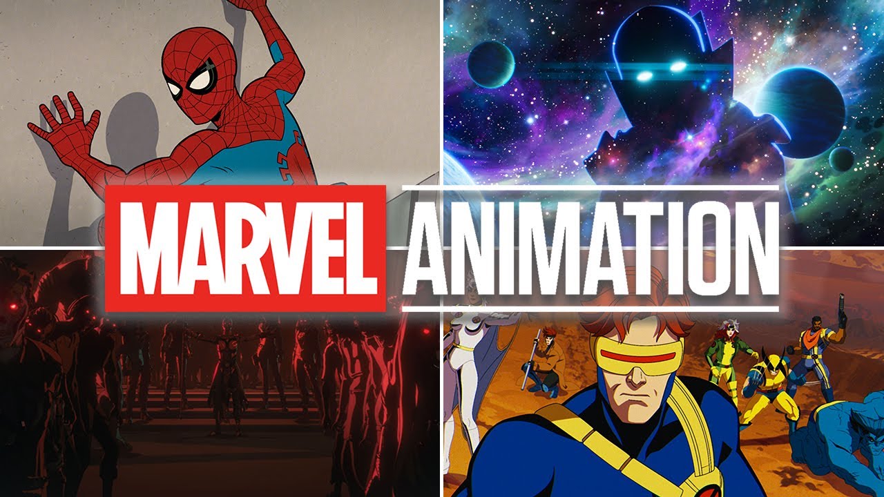 TODAS las SERIES de MARVEL ANIMATION