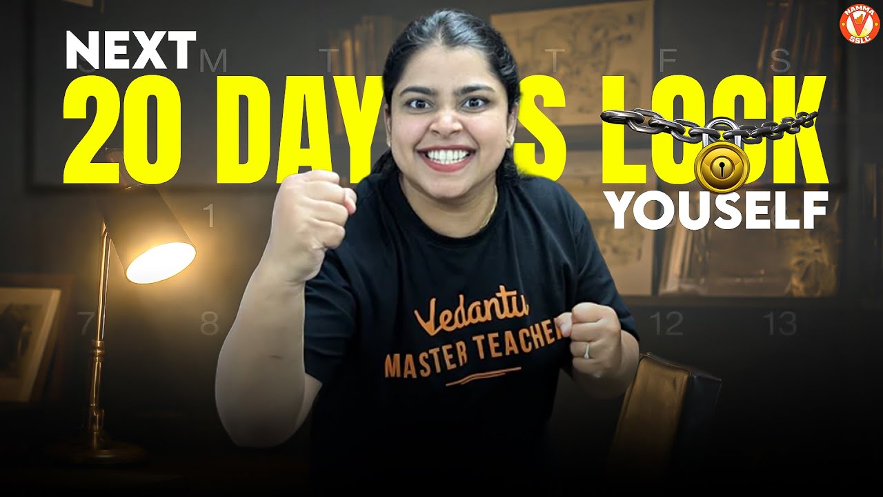 The 20-Day "Lock-In" Challenge to Score 97%+ | Rithika Mam
