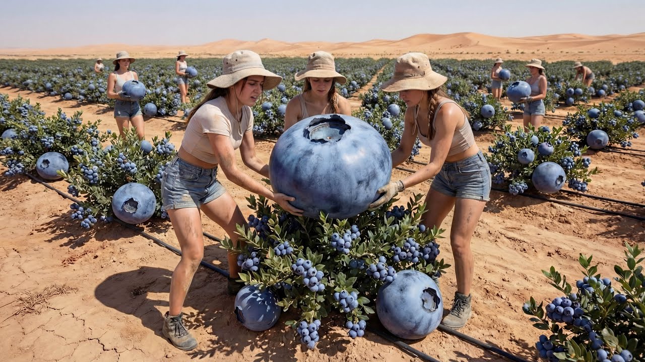 They Were Able To Grow Blueberries In The Sahara Desert – A Result That Astonished The World