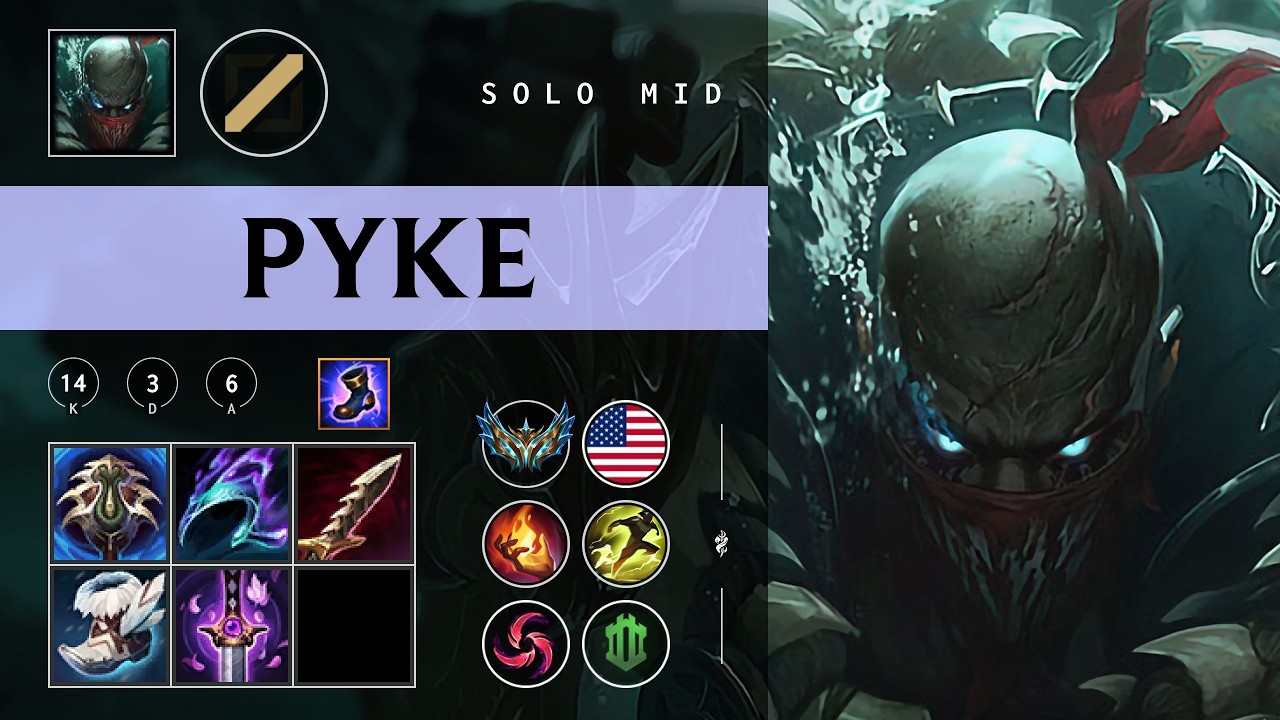 Pyke Mid vs Mel - NA Challenger Patch 26.06