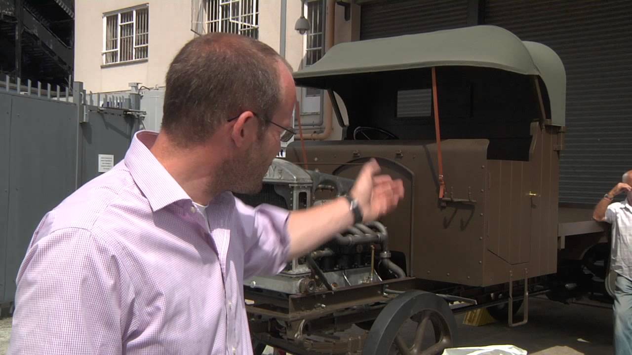 WWI Maudslay lorry started up for the first time in 40 years