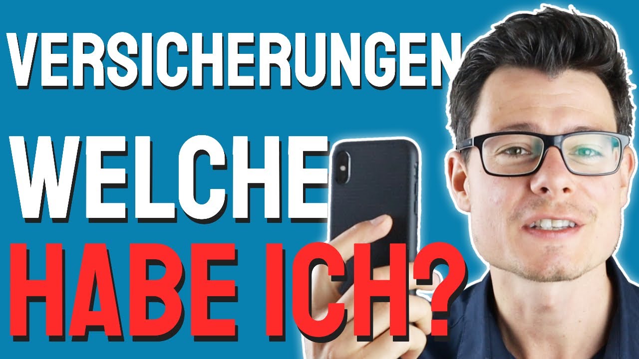 Welche Versicherungen habe ich selbst (2020) - und warum? Versicherungs-Check: Bastian Kunkel