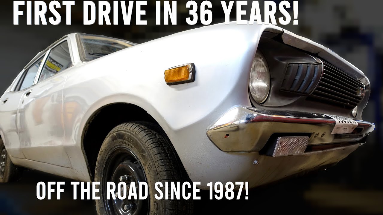 First time on public roads since 1987? Datsun 120Y