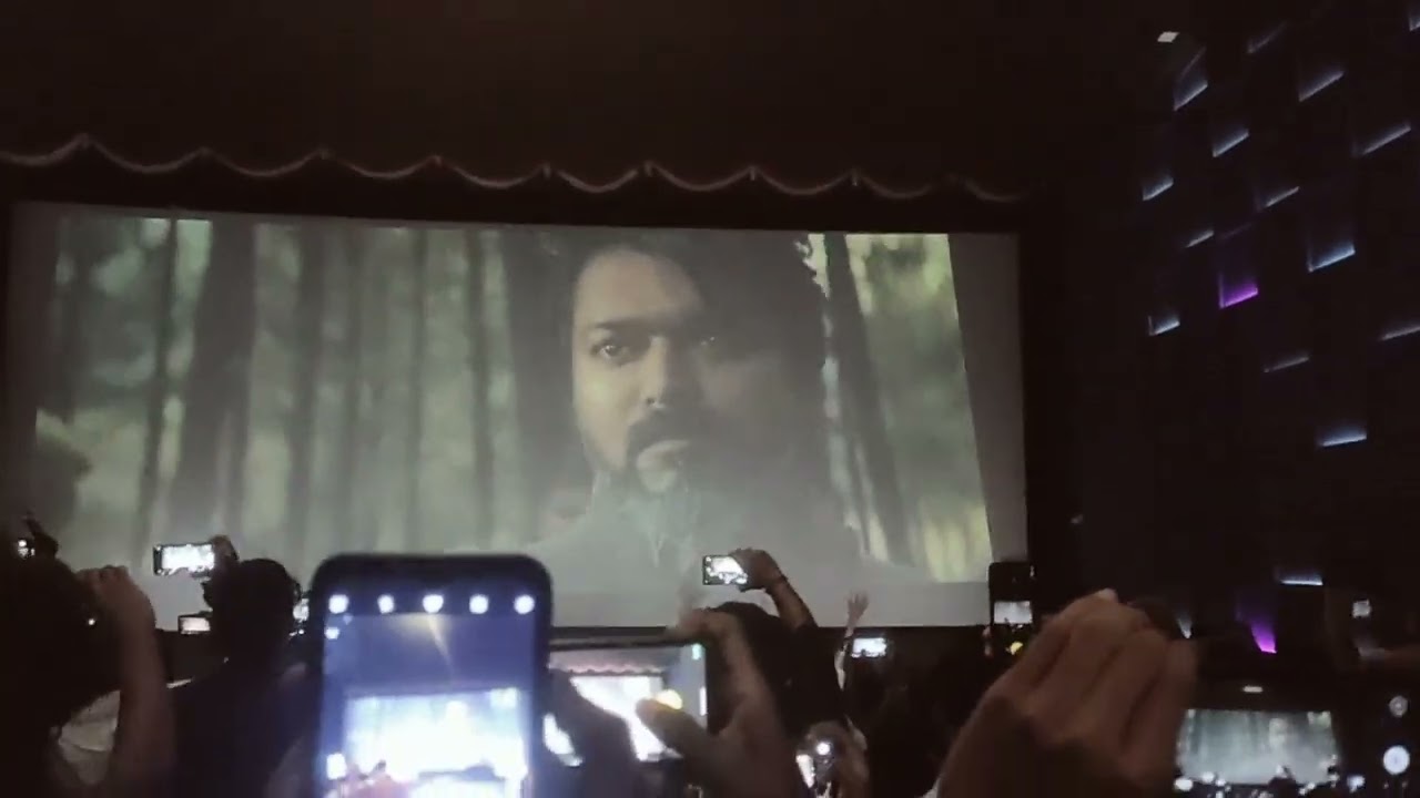 LEO TRAILER RESPONSE @PALAKKAD AROMA THEATRE #leo #palakkad