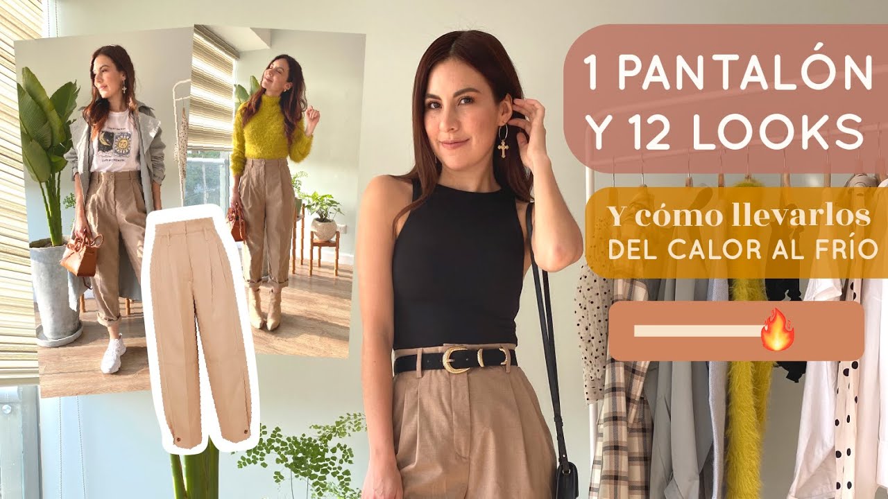 1 pantalón en 12 looks: del calor 🔥 al frío ❄️!!