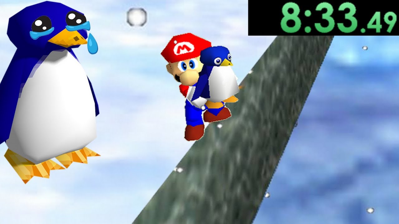 Mario 64 Kill Penguin% Speedrun Race