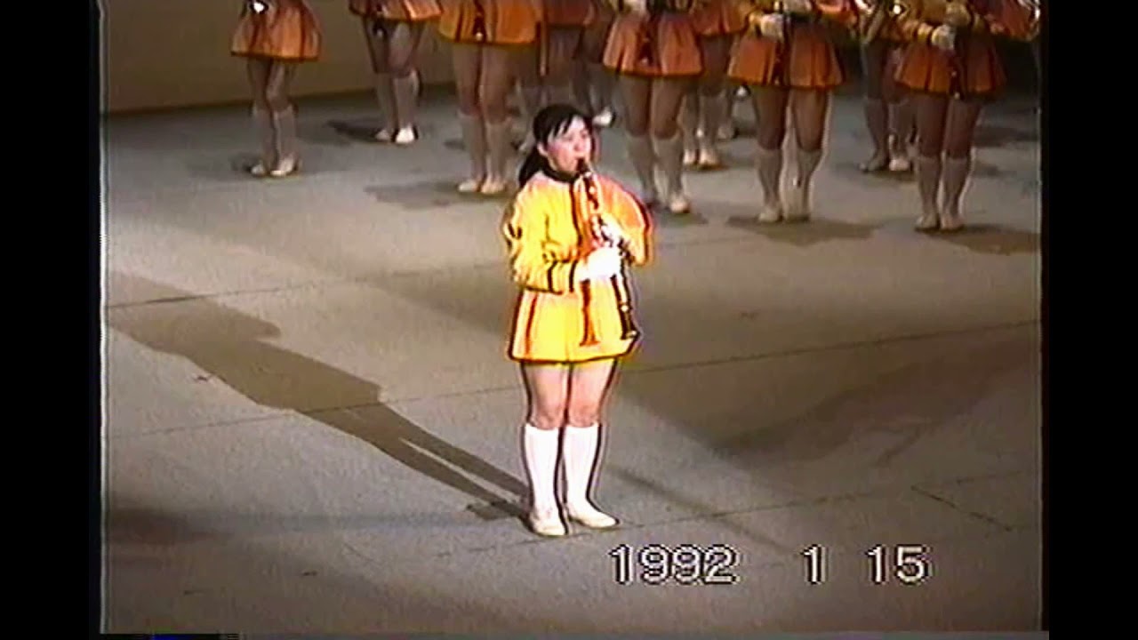 京都橘高校吹奏楽部   第28回定期演奏会（抜粋） (1992年1月15日)　（アナログ映像 画質悪し）