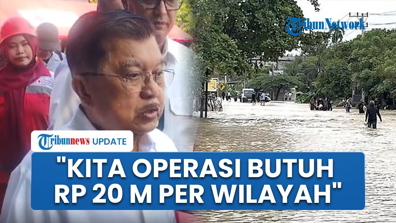 Ajak Masyarakat Donasi, JK Sebut PMI Butuh Rp 60 Miliar untuk Pemulihan Banjir Aceh dan Sumatera