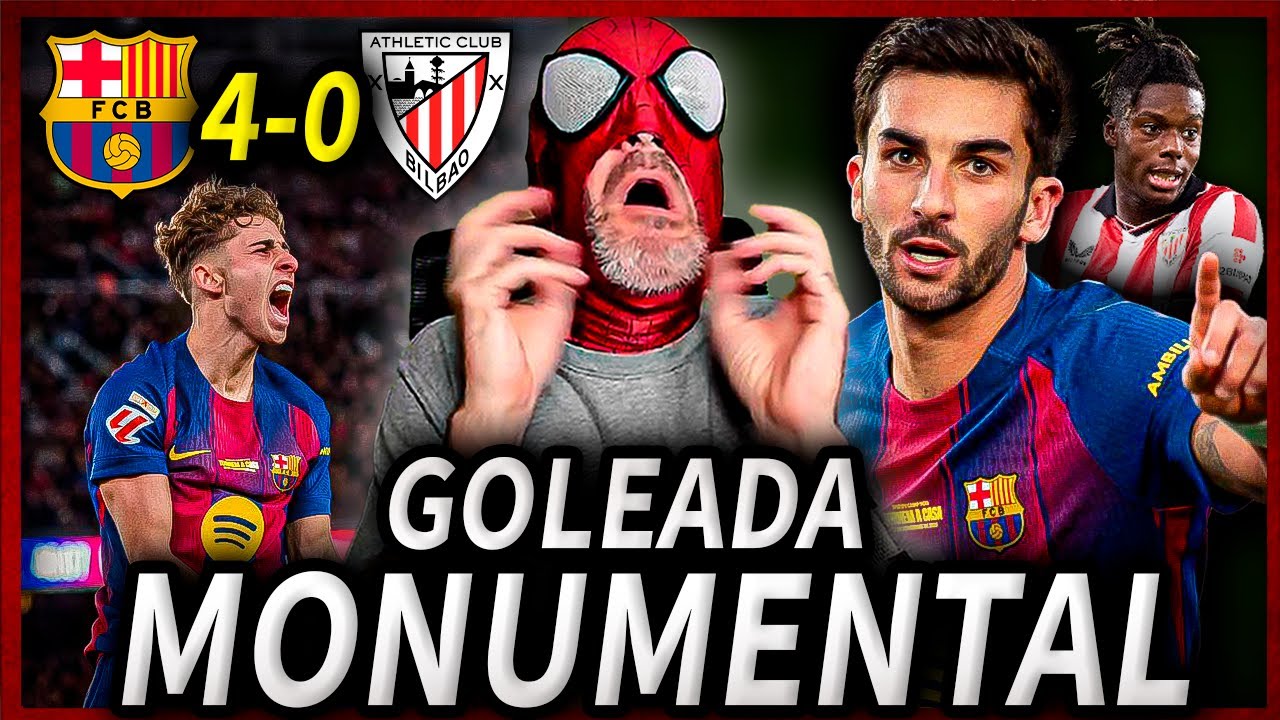DOBLETE DE FERR&Aacute;N Y GOLEADA DEL BAR&Ccedil;A 4-0 AL ATHLETIC EN LA VUELTA AL CAMP NOU |💥BAR&Ccedil;A 4-0 ATHLETIC