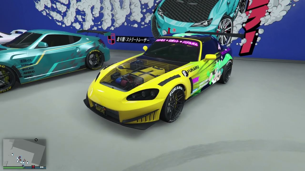GTA ONLINE PR&Eacute;SENTATION DU GARAGE JAPAN STYLE D'ANARCHU - Mrjksaw