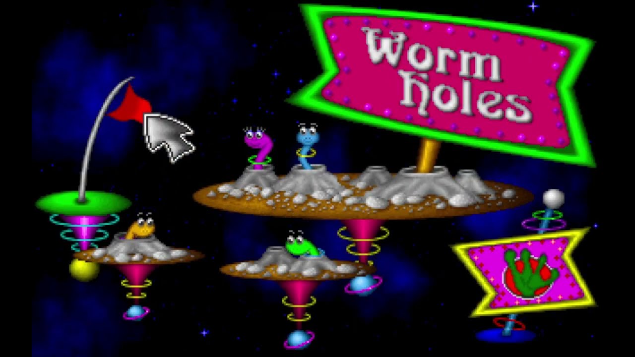 Fuzzy's World of Miniature Space Golf (MS-DOS, 1995) - walkthrough 18 Holes