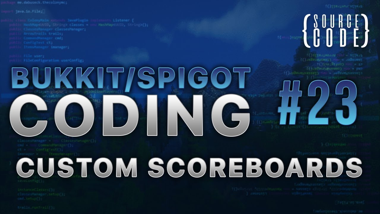 Bukkit Coding - Custom Scoreboards - Episode 23