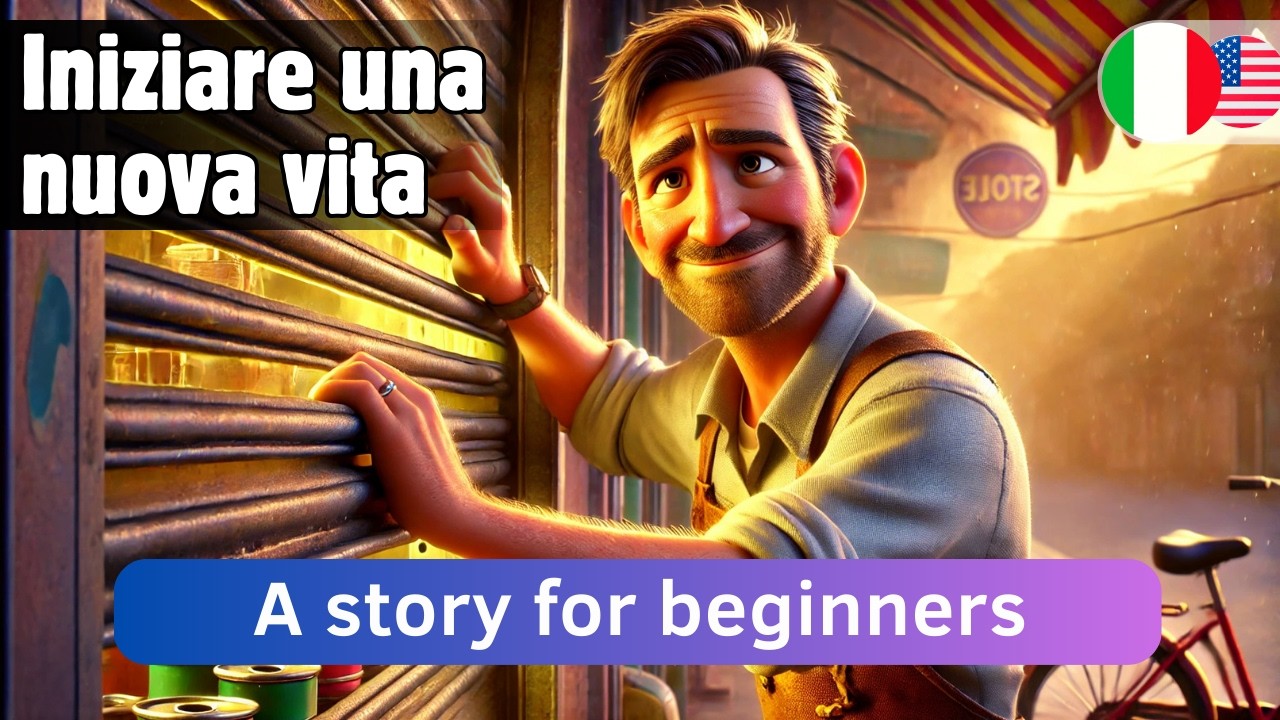 LEARN ITALIAN with a Inspiring Story 🇮🇹 (A1-A2 Listening Practice)