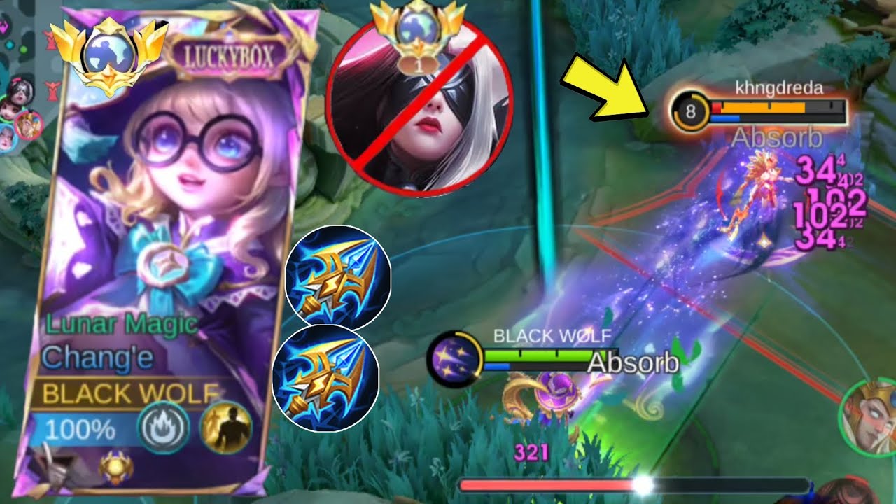 Pharsa Revamp Never Meet Chang'e In Solo Ranked!! - Top 1 Global Chang'e ~ MLBB 
