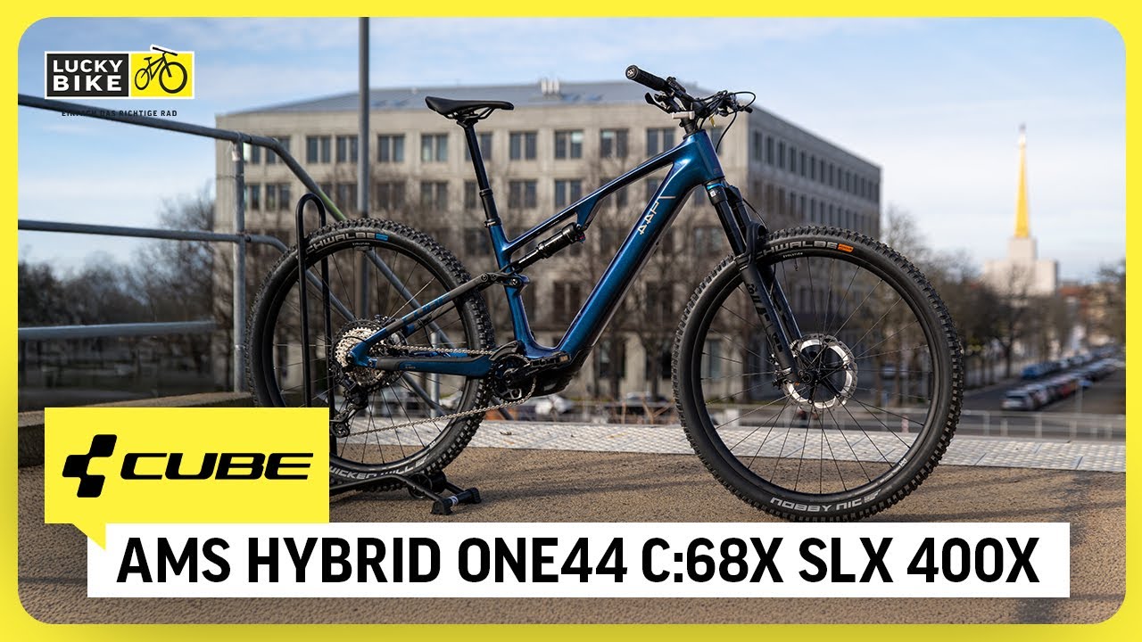 CUBE AMS HYBRID ONE44 C:68X SLX 400X REVIEW | Das Light-E-MTB f&uuml;r Trail-Abenteuer! ⚡️