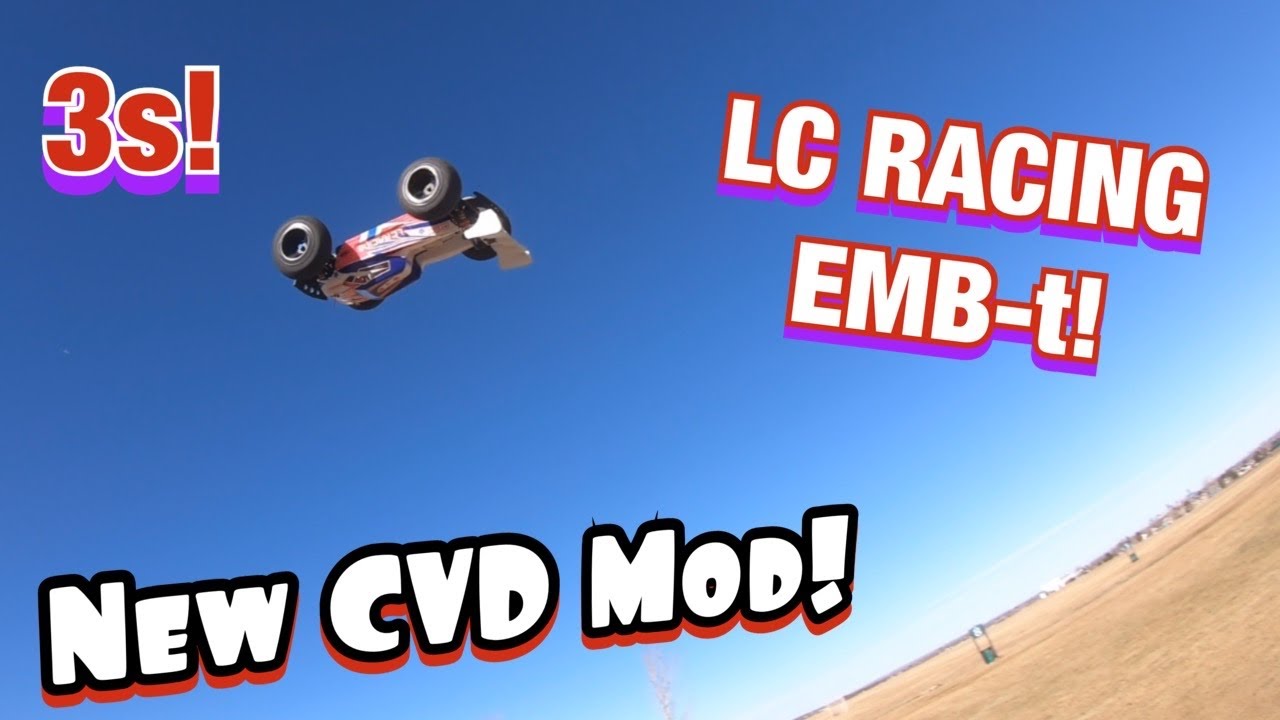 LC RACING EMB-T Front CVD Mod! Team associated cvds, crush tubes, Tamiya shims.
