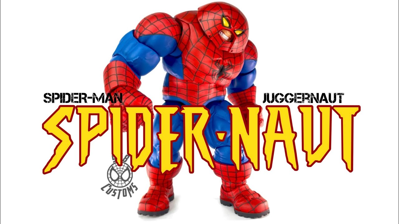 Custom Marvel Legends Spider-Naut 6” action figure review (Spider-Man + Juggernaut) 
