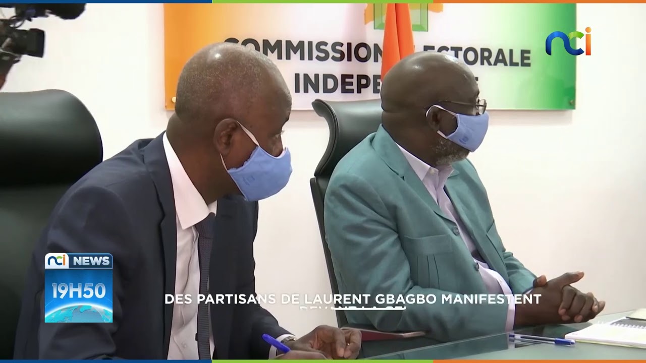 NCI NEWS | Des partisans de Laurent Gbagbo manifestent devant la CEI