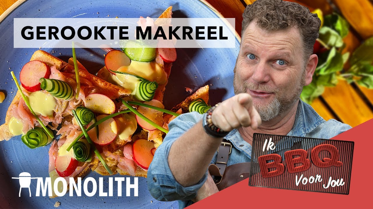 MAKREEL roken op een KAMADO | Ik BBQ voor jou
