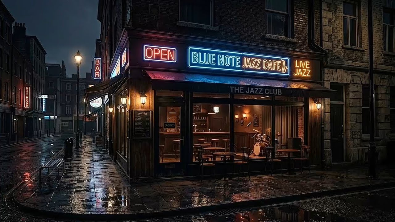 Cozy Midnight Coffee Jazz 🎷 Smooth Background Cafe Music